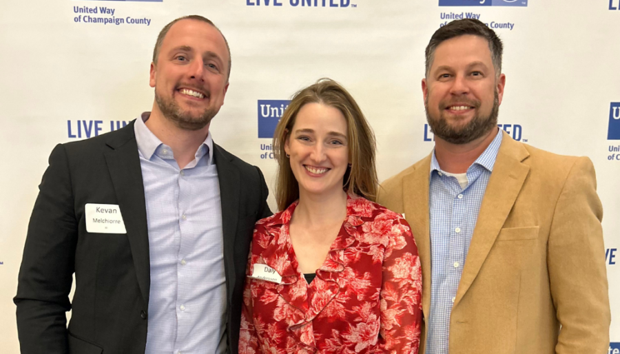 Kevan, Daly and Kyle at United Way Annual Meeting