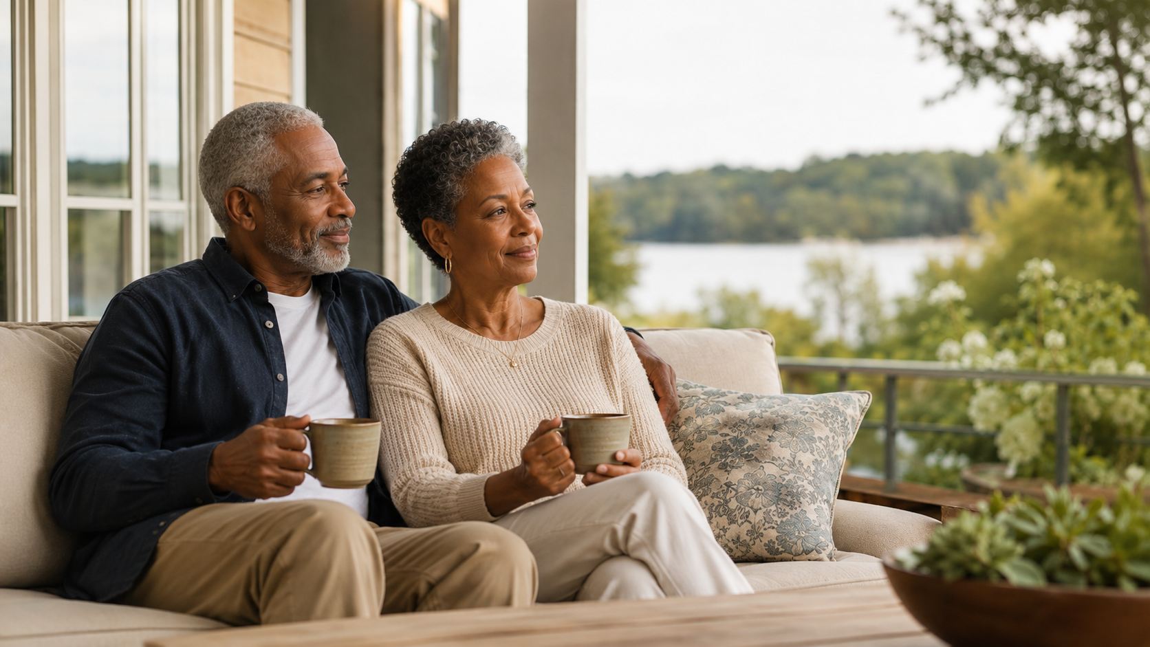 Couple discussing fiduciary financial planning and trusted guidance